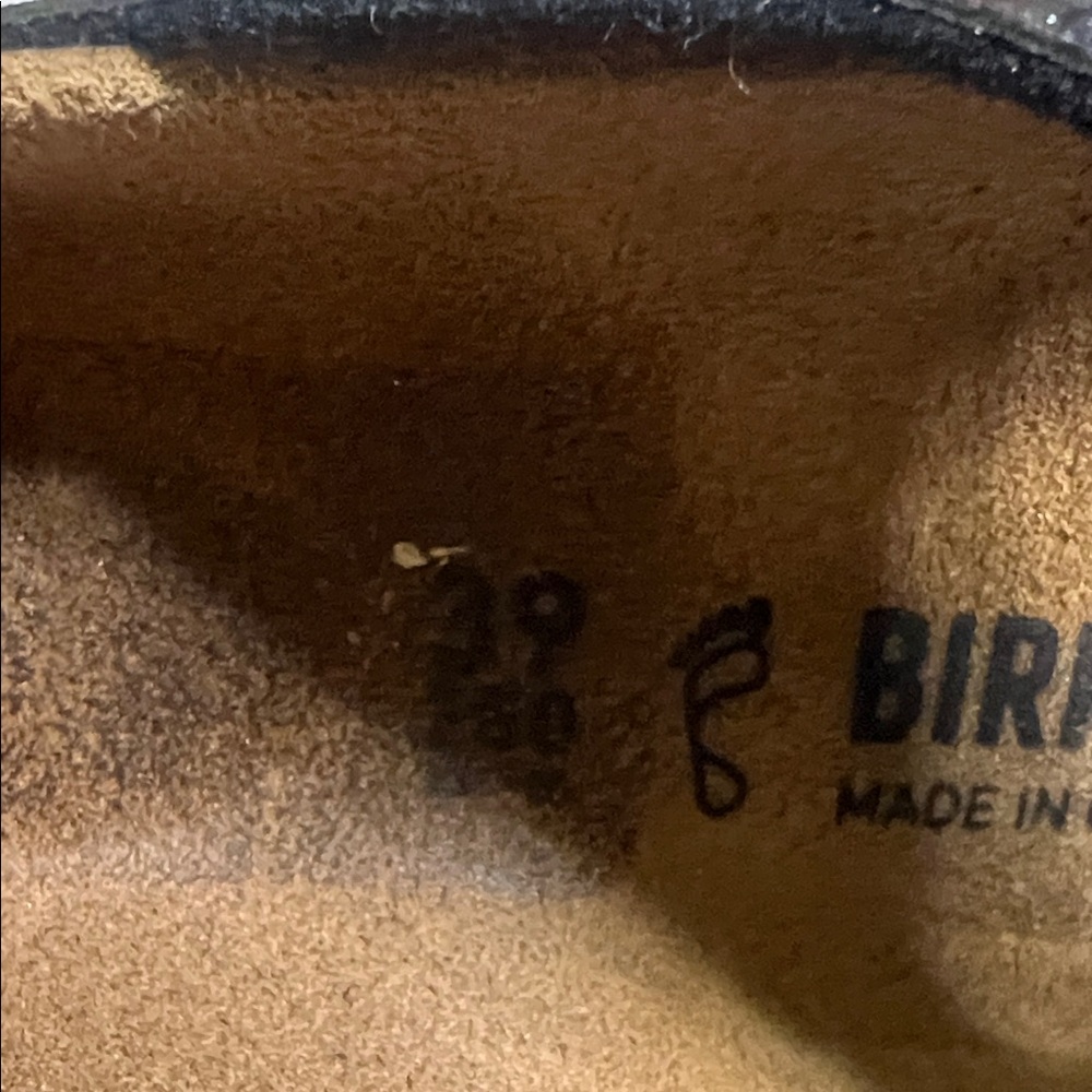 Black Glitter Birkenstocks - Picture 2 of 5